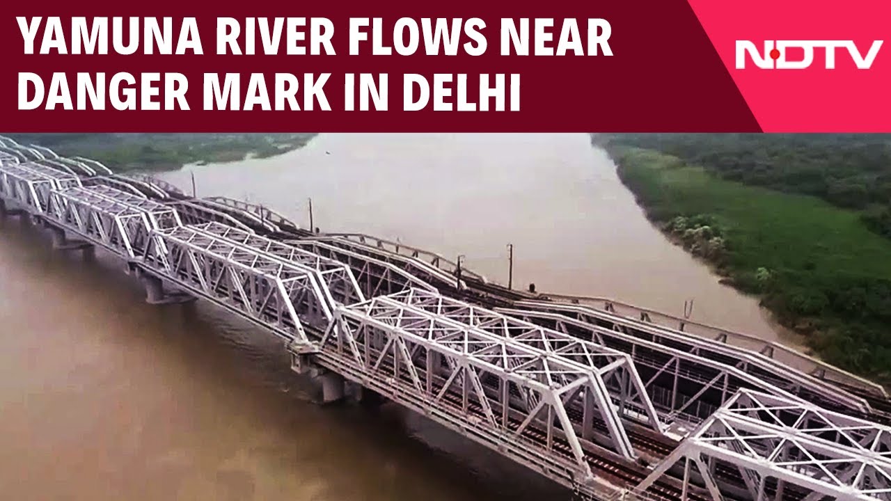 Yamuna River Flows Near Danger Mark In Delhi