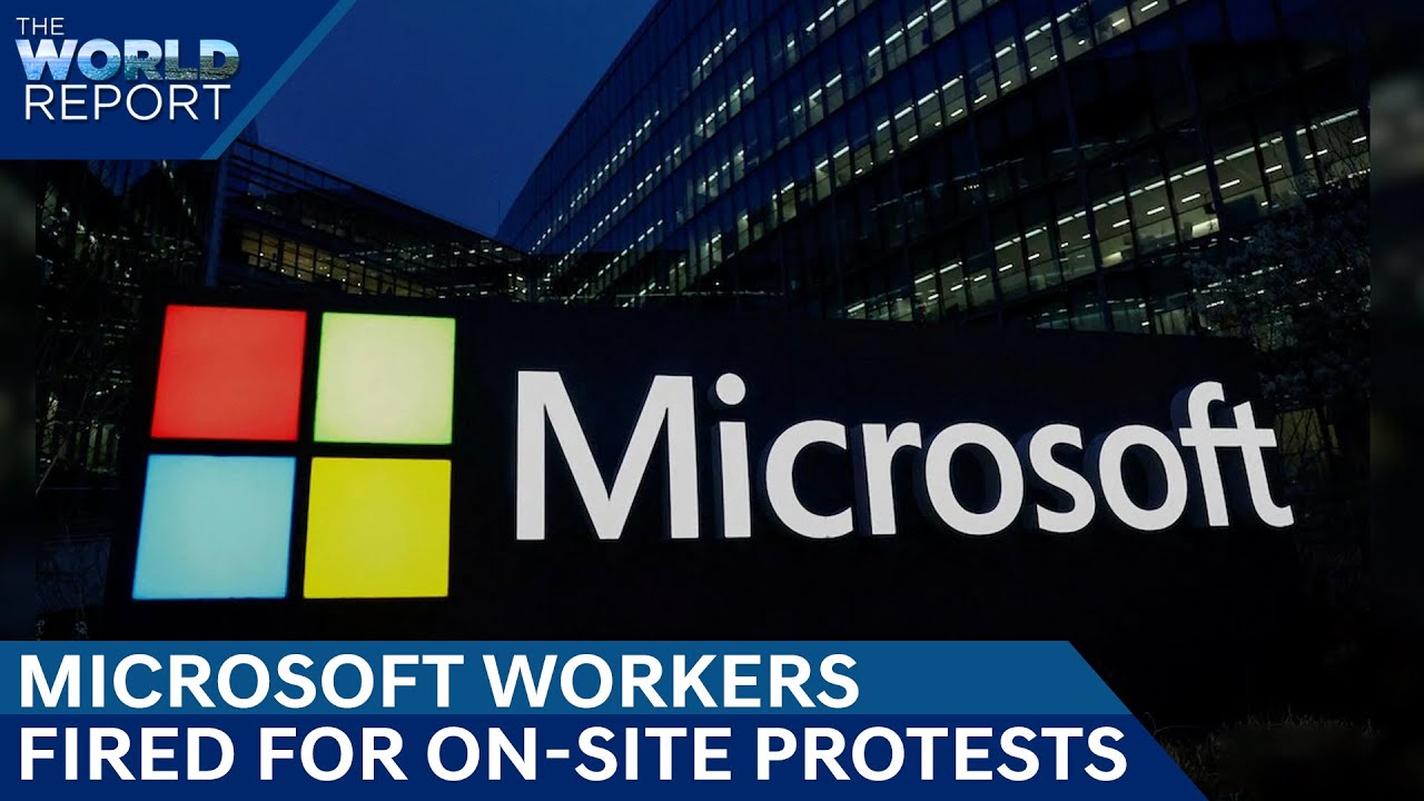 Video: Microsoft Fires 4 Workers For On-site Protests Over Company's Ties To Israel