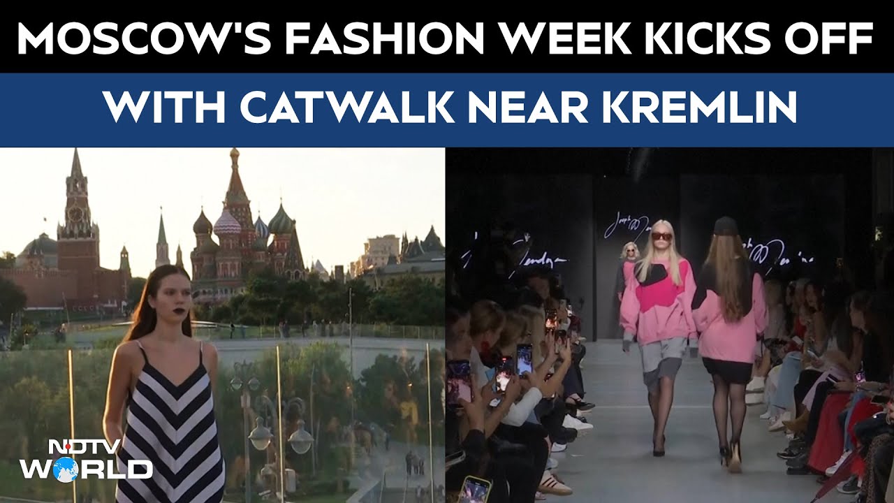 Video: Moscow's Fashion Week Kicks Off With Catwalk Near Kremlin