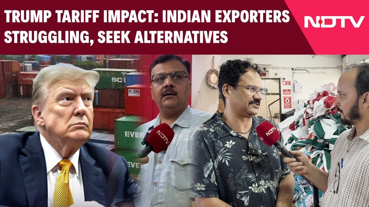 Video: Exporters Face Crisis: US Tariffs Threaten Business | US Tariffs India | Exporters