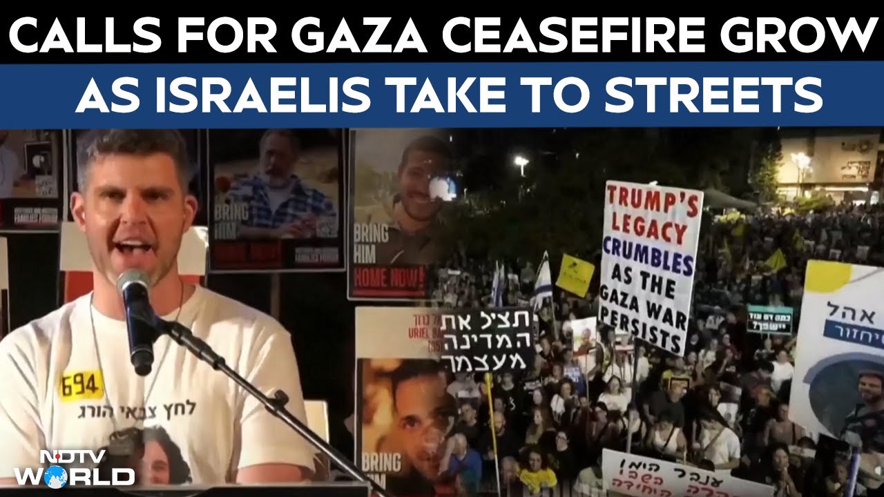 Israelis Call For Ceasefire, Hostage Deal As Anger Grows Over Expanding Military Offensive