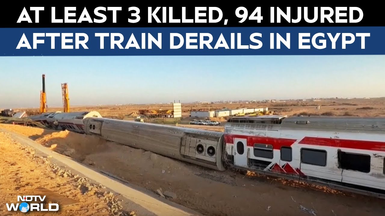 Egypt News | At Least 3 Killed, 94 Injured After Passenger Train Derails In Egypt