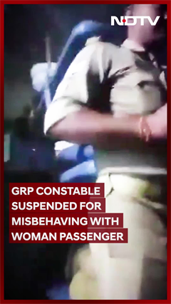 GRP Constable Suspended After Viral Video Shows Misbehavior With Woman GRP Constable Suspended After Viral Video Shows Misbehavior With Woman