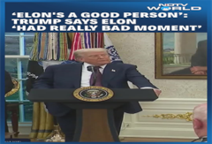 Trump Calls Elon Musk 'A Good Person', Says He Had A Really Bad moment After 'Unpopular' Poll Rating Trump Calls Elon Musk 'A Good Person', Says He Had A Really Bad moment After 'Unpopular' Poll Rating