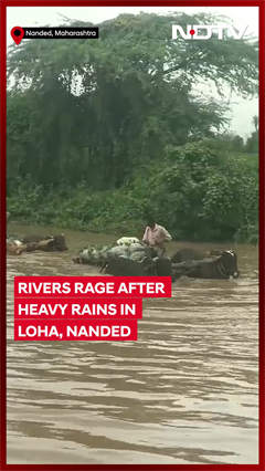 Video: Maharashtra News | 'No Road, No Help': Nanded Villagers Risk Life As Flood Hits Loha Village