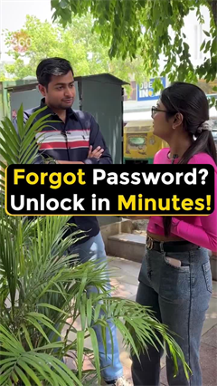 Forgot password? Unlock in Minutes
