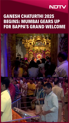 Ganesh Chaturthi 2025 Begins: Mumbai Gears Up For Ganpati Bappa's Grand Welcome