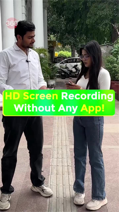 Record your screen recording in HD Format