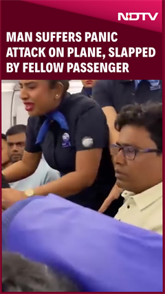 Man Suffers Panic Attack On Mumbai-Kolkata Flight, Slapped By Fellow Passenger Man Suffers Panic Attack On Mumbai-Kolkata Flight, Slapped By Fellow Passenger