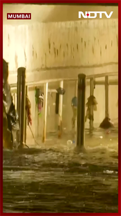 Video: IMD Issues Alert For Mumbai After Heavy Rainfall, Waterlogging In Several Parts Of City
