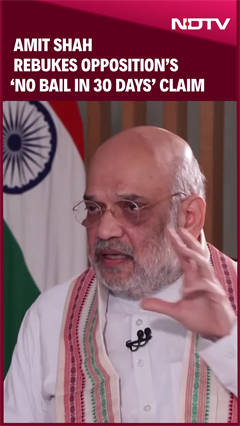Amit Shah Rebukes Opposition Over 'No Bail In 30 Days' Claim In PM, CMs Removal Bill