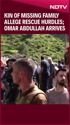 Video: Omar Abdullah News | Kin Of Missing Family Allege Rescue Hurdles; Omar Abdullah Arrives At Spot