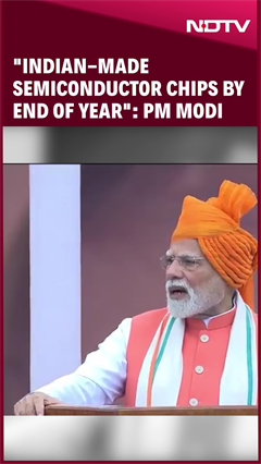 Indian-Made Semiconductor Chips By End Of Year, Says PM Modi Indian-Made Semiconductor Chips By End Of Year, Says PM Modi
