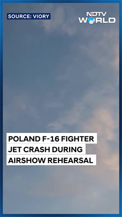 Video: Poland Plane Crash: Pilot Killed As Polish F-16 Nosedives In Fiery Crash