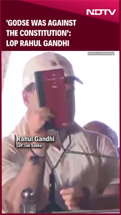 ‘Godse Killed Gandhiji Because He Was Against The Constitution’: LoP Rahul Gandhi