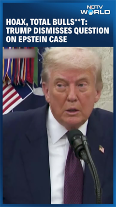 Trump Calls Epstein Case Total Bullsh**t & A Hoax, Dismisses The Question