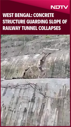 Video: West Bengal: Heavy Rain Triggers Landslide Near Tunnel Of Sevoke-Rangpo Rail Project