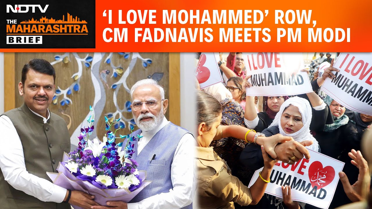 Video: ‘I Love Mohammed’ Poster Row Escalates, CM Devendra Fadnavis Meets PM In Delhi