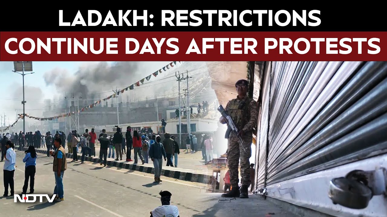 Restrictions In Ladakh Continue Days After Violent Protests Over Statehood