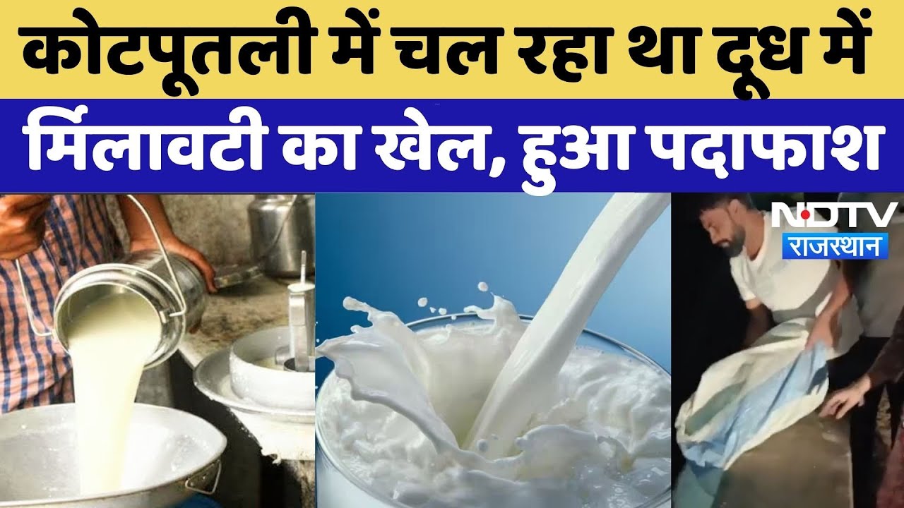 Kotputli News: दूध में मिलावट, स्वास्थ्य विभाग का बड़ा Action | Breaking |Adulteration in Milk |MPCG