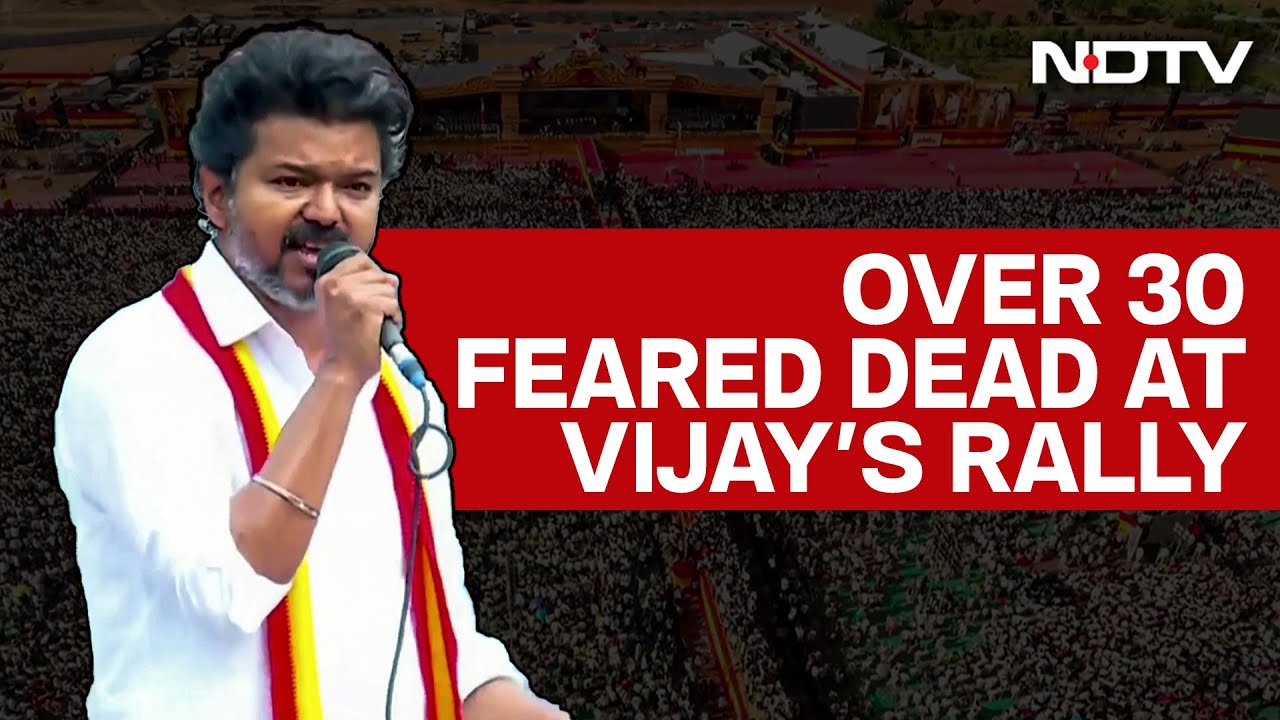 Karur Stampede News | Over 30 Feared At TVK Chief Vijay's Rally In Karur
