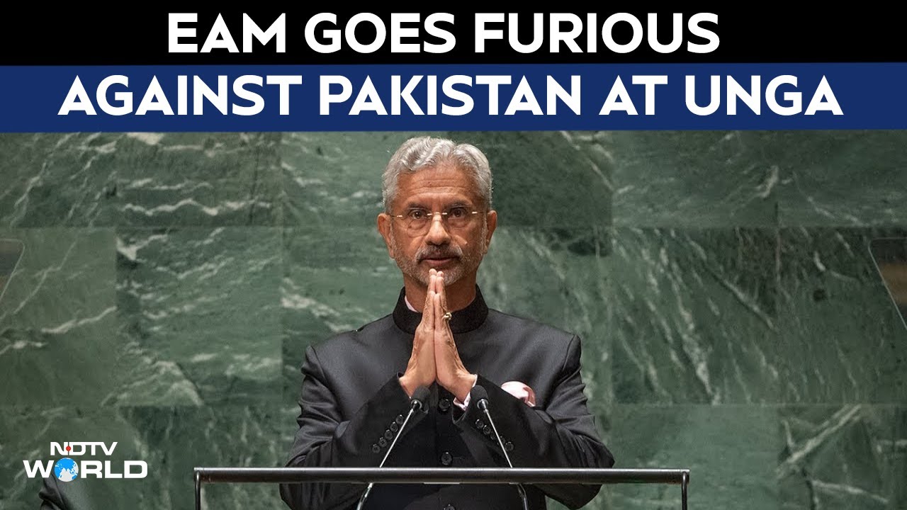 S Jaishankar UNGA Speech | EAM Jaishankar Goes Furious Against Pakistan At UNGA