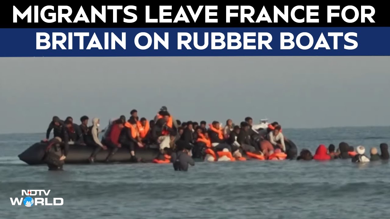 France News | Migrants Leave France For Britain On Rubber Boats Amid Macron-Starmer's Agreement