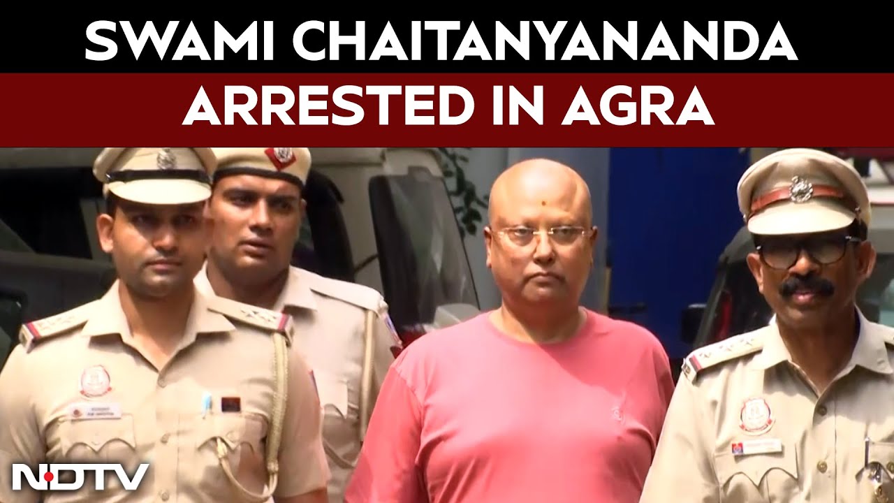 Swami Chaitanyananda Arrested In Agra, Delhi Police Seize Devices, Fake ID Cards