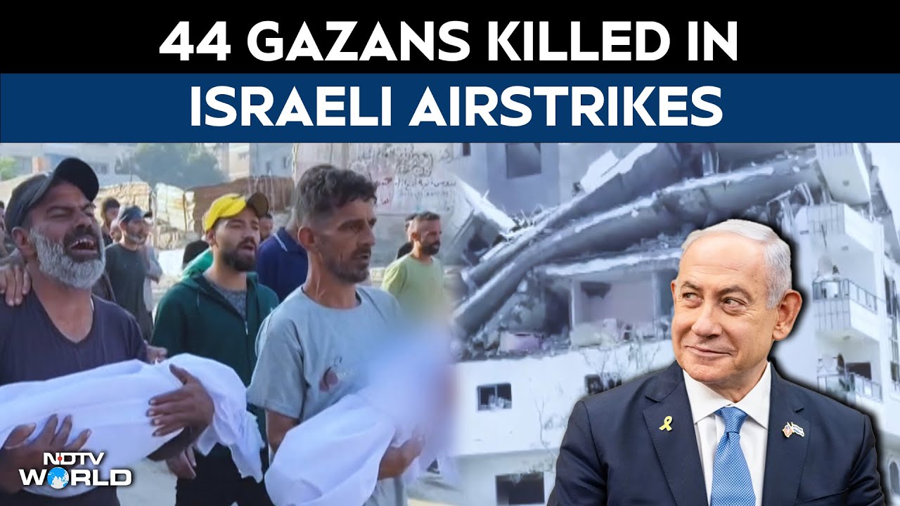 44 Gazans Killed In Israeli Airstrikes Even As Chorus For Peace Plan Grows