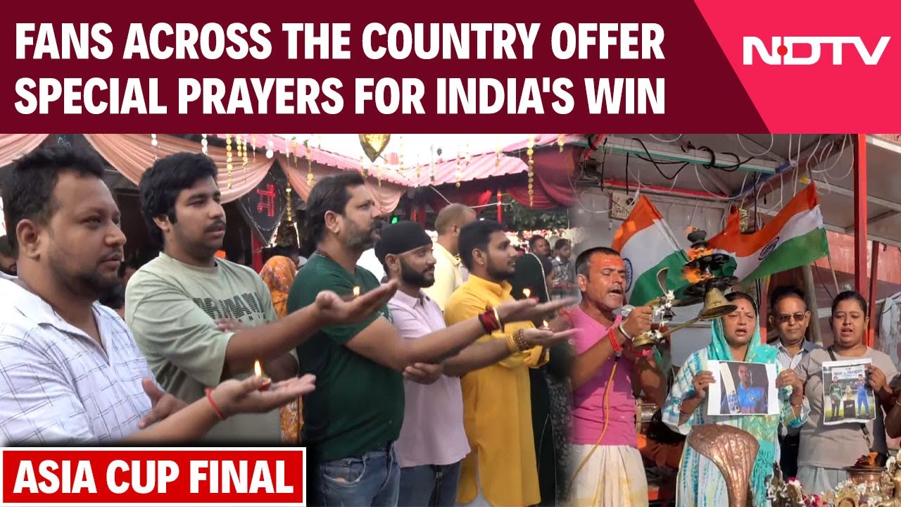 Asia Cup Final Today | Fans Across The Country Offer Special Prayers For India's Win Over Pakistan