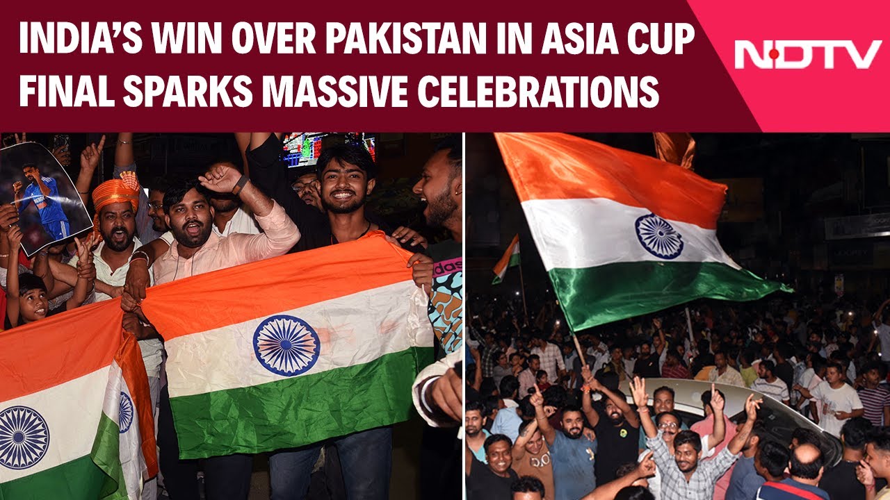 Asia Cup 2025 | India's Iconic Win Over Pakistan In Asia Cup 2025 Final, Sparks Massive Celebrations