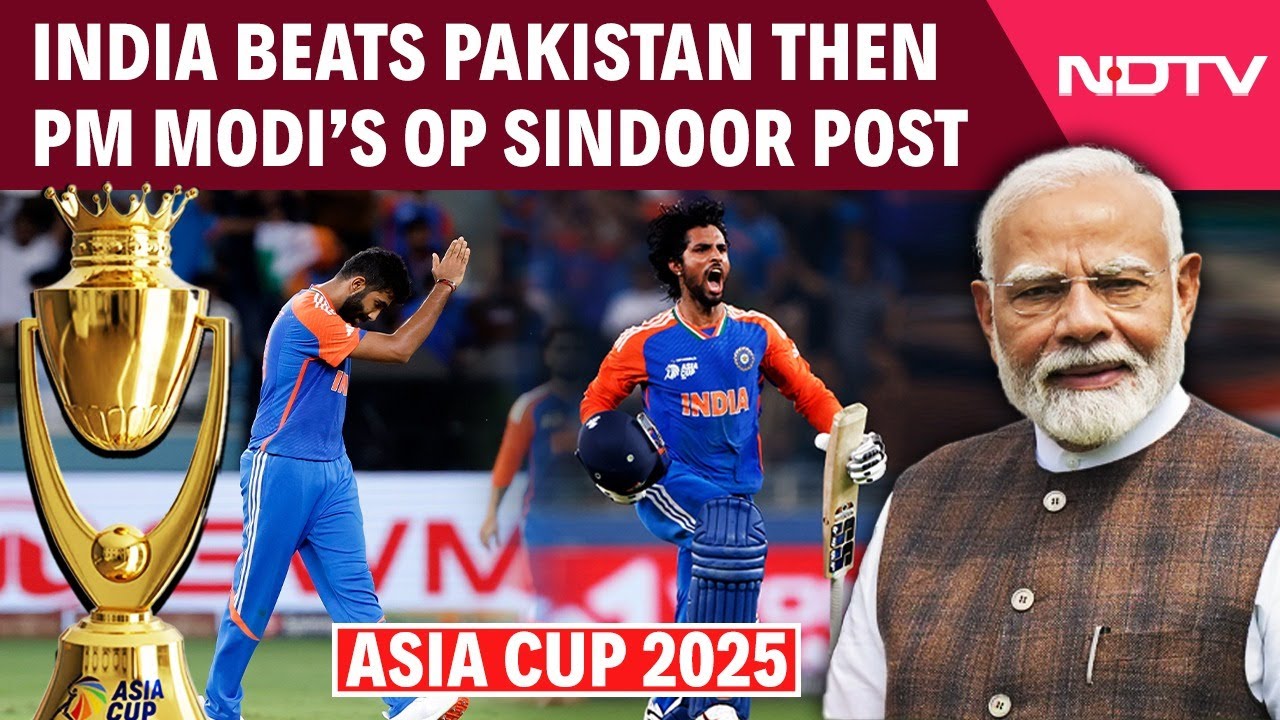Video: India Winning Moment | India Vs Pakistan Highlights: India Beats Pak, PM Modi's Op Sindoor Tweet