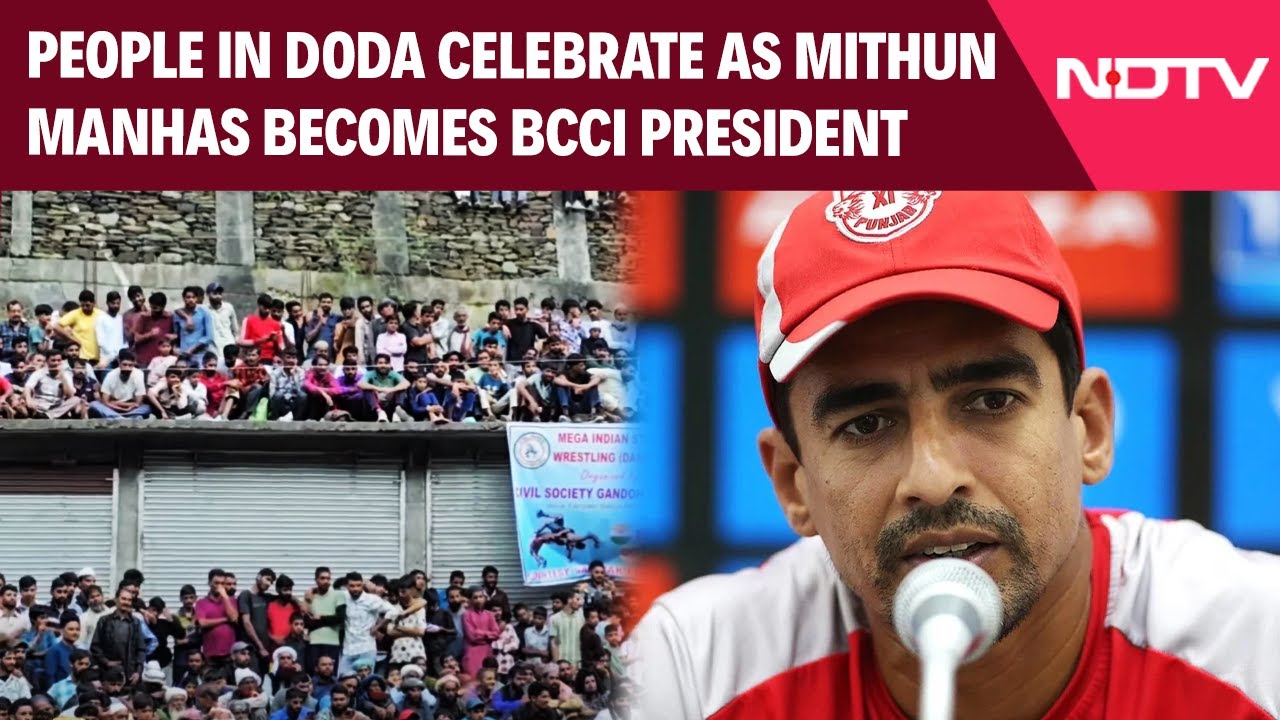 Mithun Manhas | Massive Celebrations In Mithun Manhas' Hometown Doda As He Becomes BCCI President
