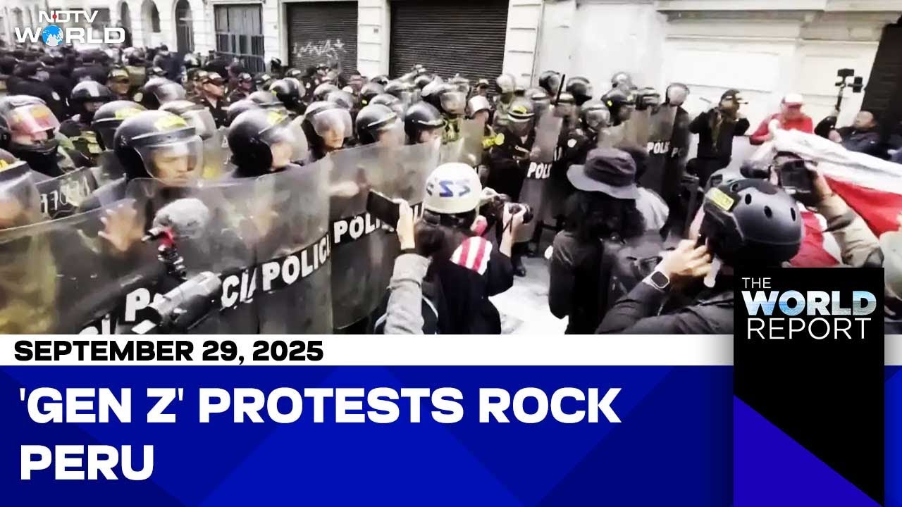 Clashes Erupt Outside Peruvian Congress