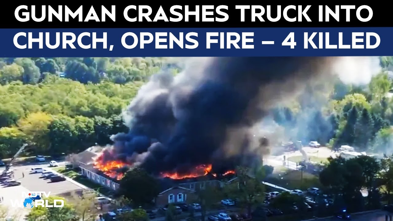 Gunman In Truck Smashes Into Michigan Church And Opens Fire, Killing At Least 4