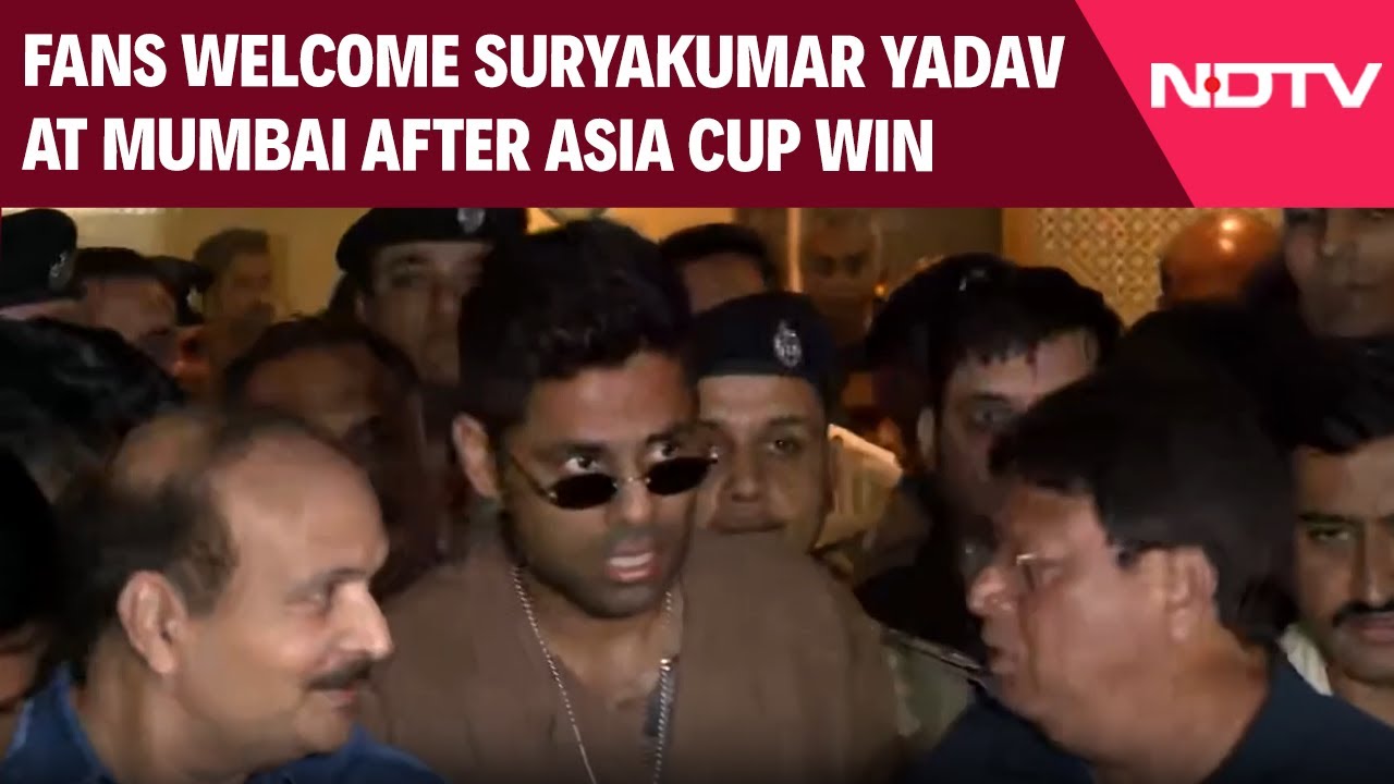 Asia Cup 2025 | Fans Welcome Suryakumar Yadav With Cheers And Chants At Mumbai After Asia Cup Win