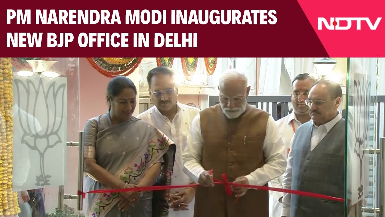 Video: Delhi News | PM Narendra Modi Inaugurates New BJP Office In Delhi In Presence Of CM Rekha Gupta