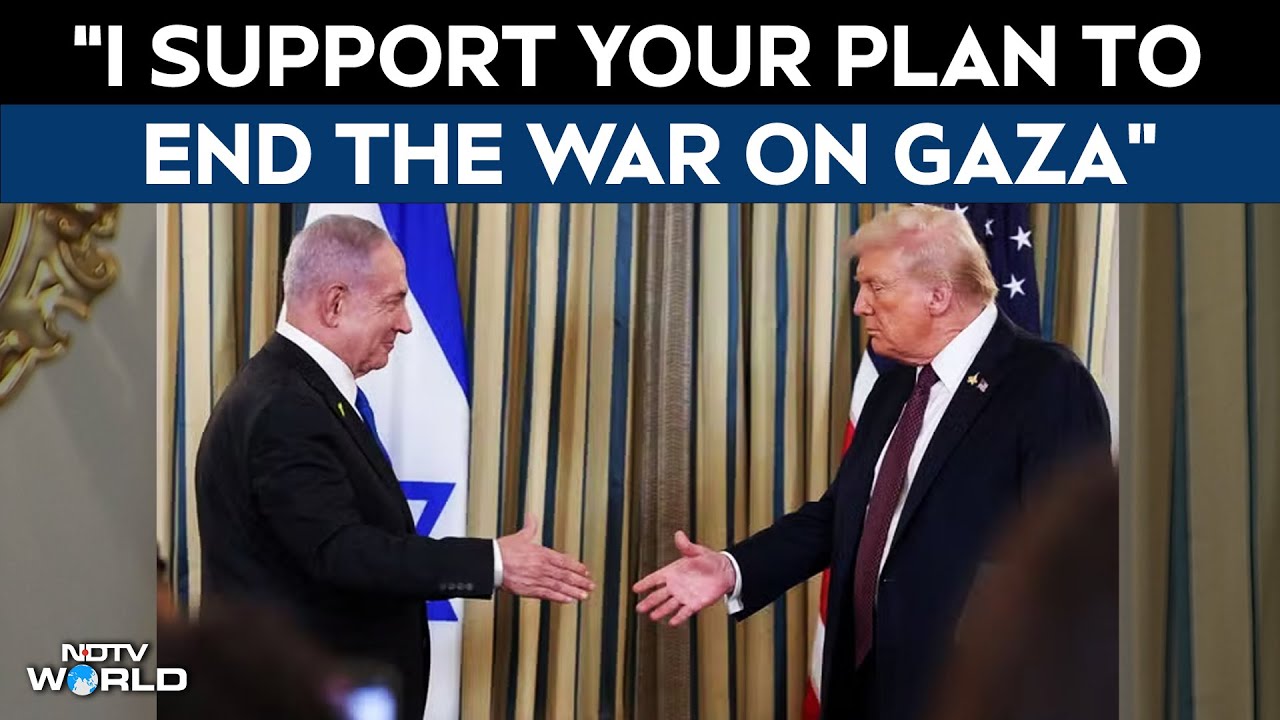 Netanyahu On Trump's 'Gaza Plan': I Support Your Plan To End The War On Gaza