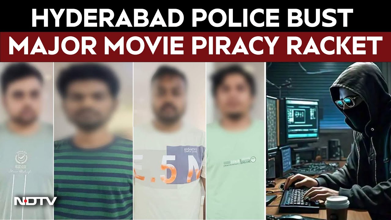 Hyderabad News Today | Hyderabad Cybercrime Police Bust Major Movie Piracy Racket, Five Arrested