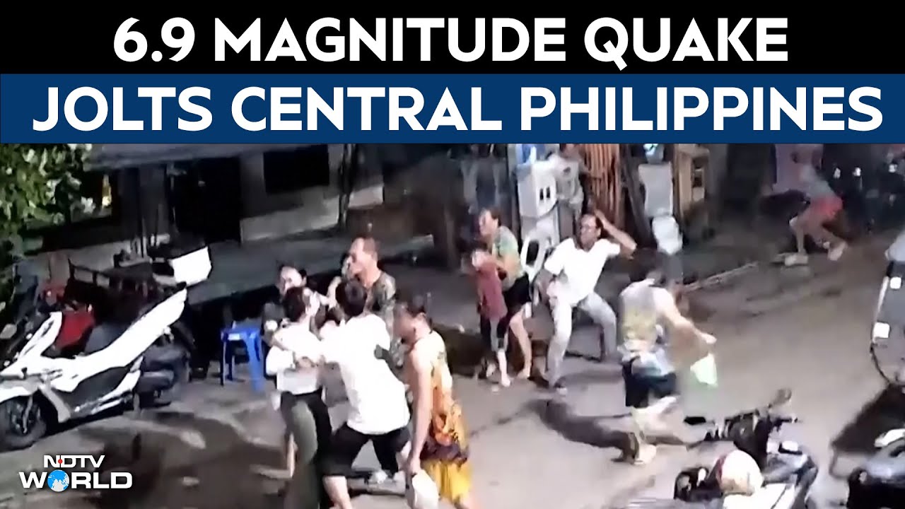 Video: 6.9 Magnitude Earthquake Hits Central Philippines