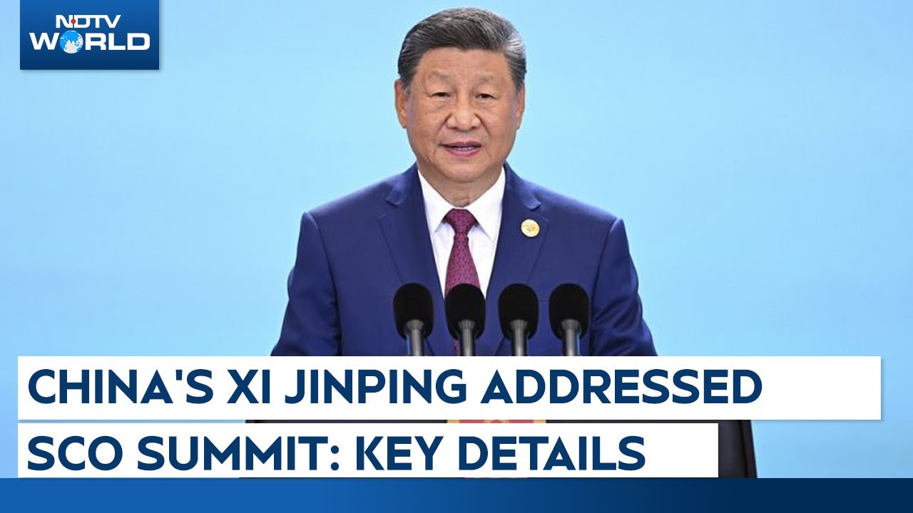 SCO Summit | Chinese President Xi Jinping's Opening Remarks At SCO Summit In Tianjin
