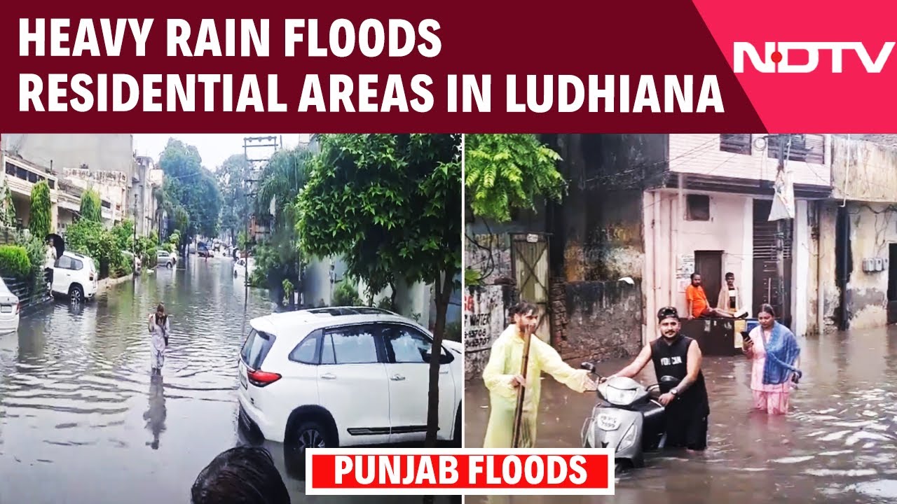Punjab Floods | Relentless Monsoon Rain Floods Residential Areas In Ludhiana, Locals Voice Concern