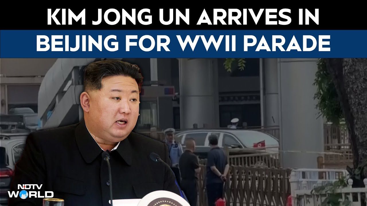 Kim Jong Un Arrives In Beijing For WWII Parade, Joins Xi And Putin At Global Stage