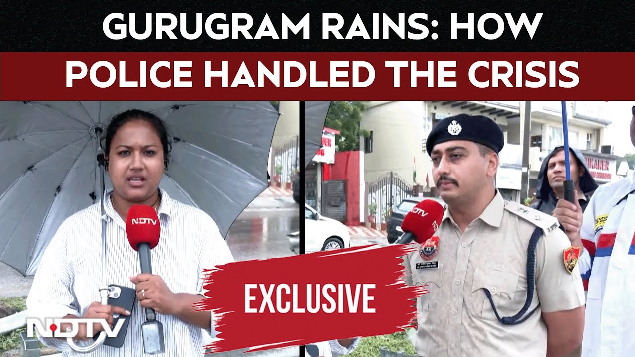 Video: Gurugram Floods Jam | How Gurugram Traffic Police Handled The Crisis, DCP Mohan Shares Details