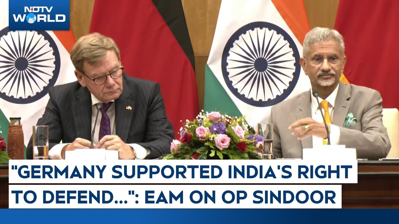 Op Sindoor News | "Germany Supported India’s Right To Defend…", EAM Jaishankar On Op Sindoor