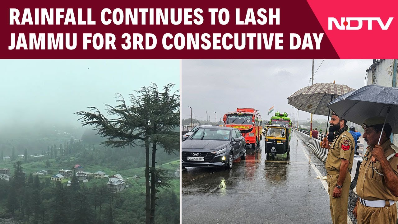 Rainfall Continues To Lash Bhaderwah, J&K's Doda For Third Consecutive Day