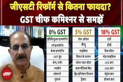 GST Reforms से आपको होगा कितना फायदा? GST चीफ कमिश्नर संजय मंगल से समझें GST Reforms से आपको होगा कितना फायदा? GST चीफ कमिश्नर संजय मंगल से समझें