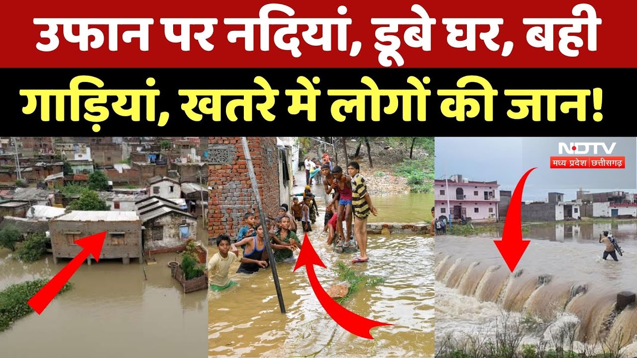 MPCG Flood News: बाढ़-बारिश से नदियों में उफान, हर तरफ मचा त्राहिमाम! Ujjain | Ratlam | Rain Alert