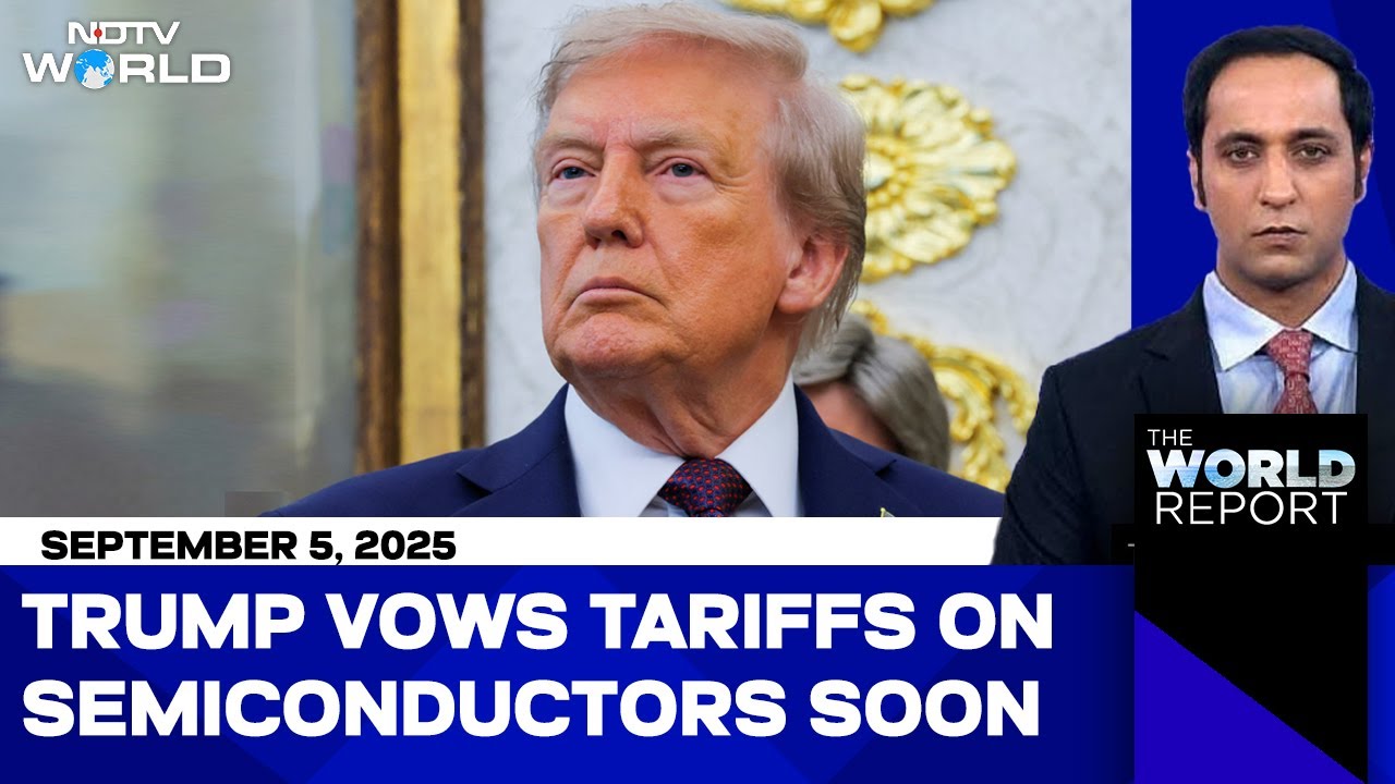 Trump Vows 'Fairly Substantial' Tariffs On Semiconductors Soon