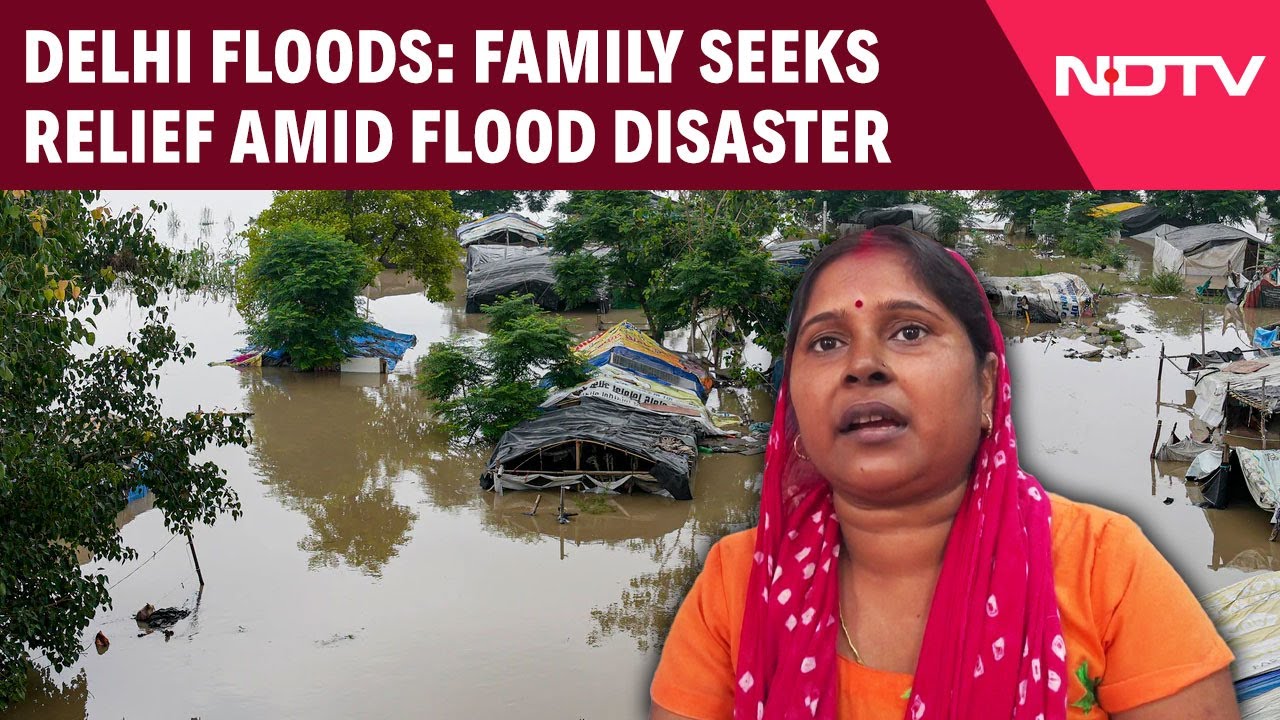 Video: Delhi Family Seeks Relief From Northern India's Worst Flood In Decades